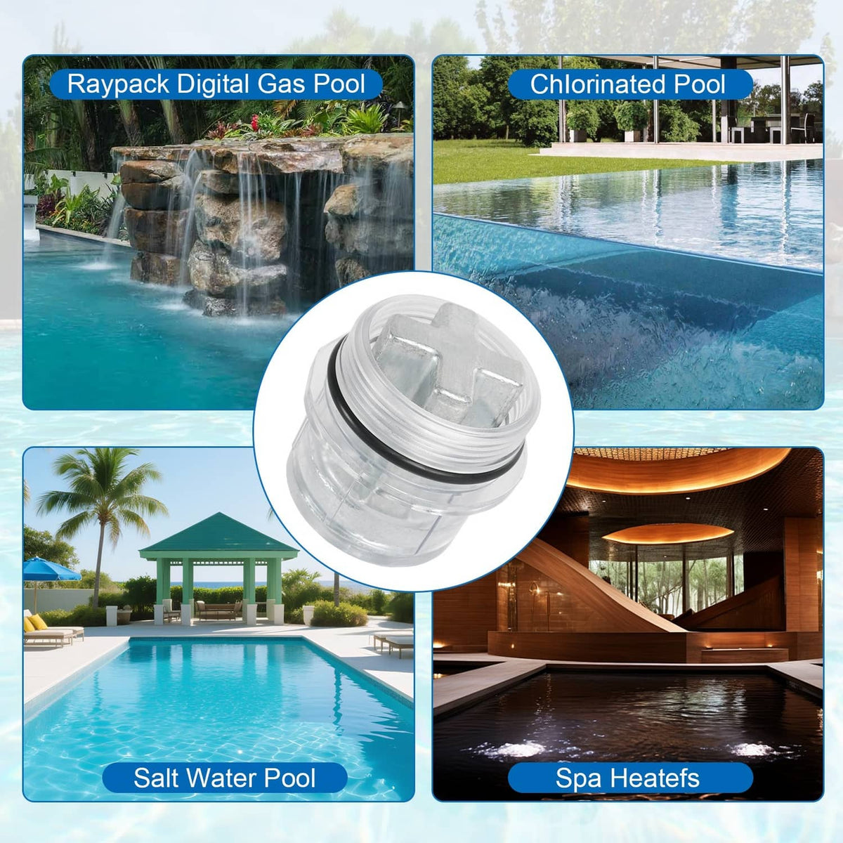 Solidspare For Digital Gas Pool&Spa Heaters for Chlorinated Protek Shield Assembly 017960F