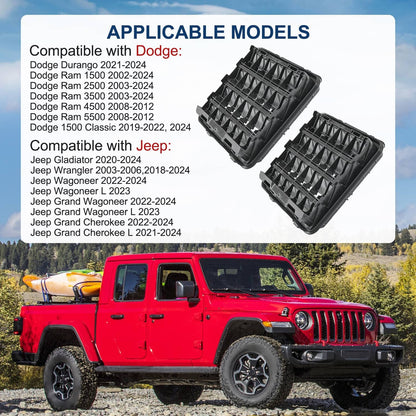 Solidspare 2x Body Side Aperture Exhauster Vents Fit 14-2020 Dodge RAM 1500 2500 68323649A