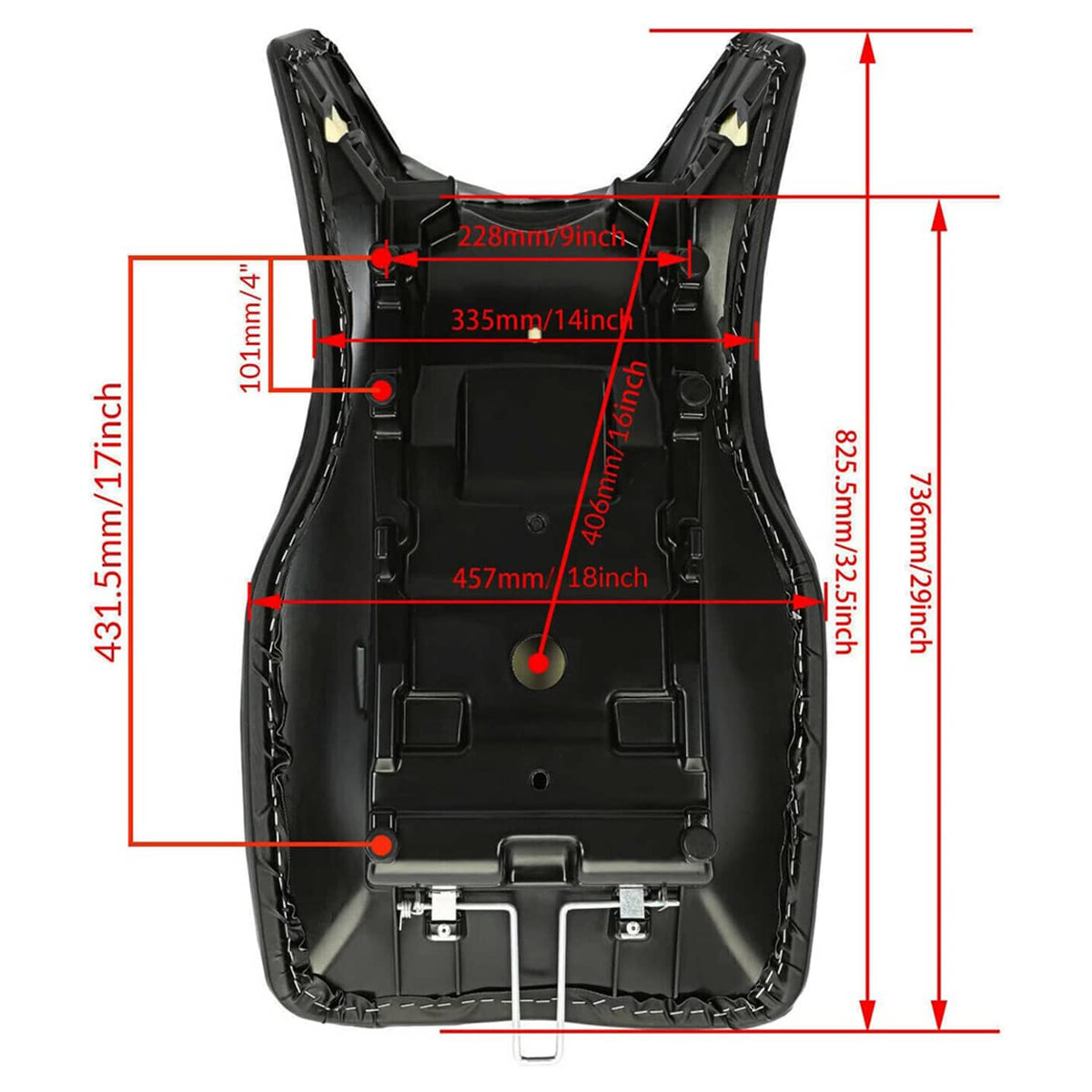 Solidspare Complete Seat Cover Smooth for Polaris Sportsman 300 400 450 500 600 700 800 MV
