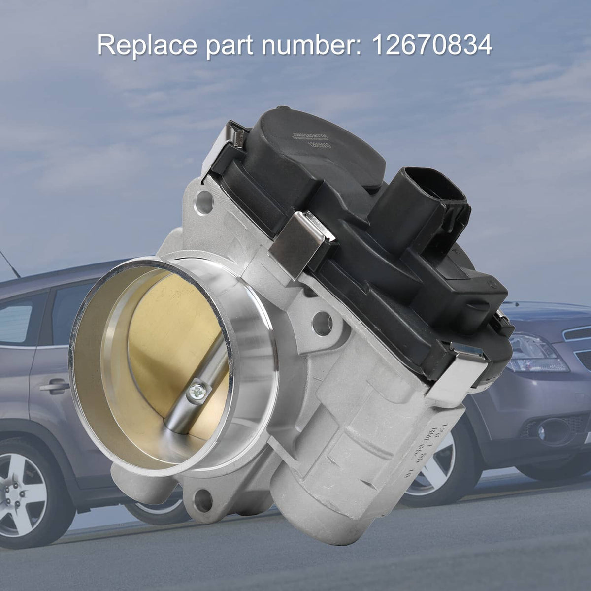 Solidspare Complete Throttle Body For Chevy Malibu Buick GMC Pontiac 2.4L 09-10 12615516