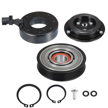 Solidspare AC COMPRESSOR CLUTCH KIT COIL PULLEY FITS: 2012-2018 JEEP WRANGLER 6 CYL 3.6L