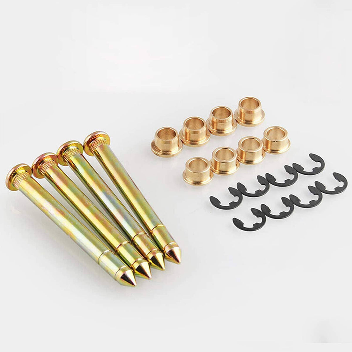 Solidspare Door Hinge Pins Pin Bushing Kit For Ford Bronco F150 F250 F350 2-Door F Series