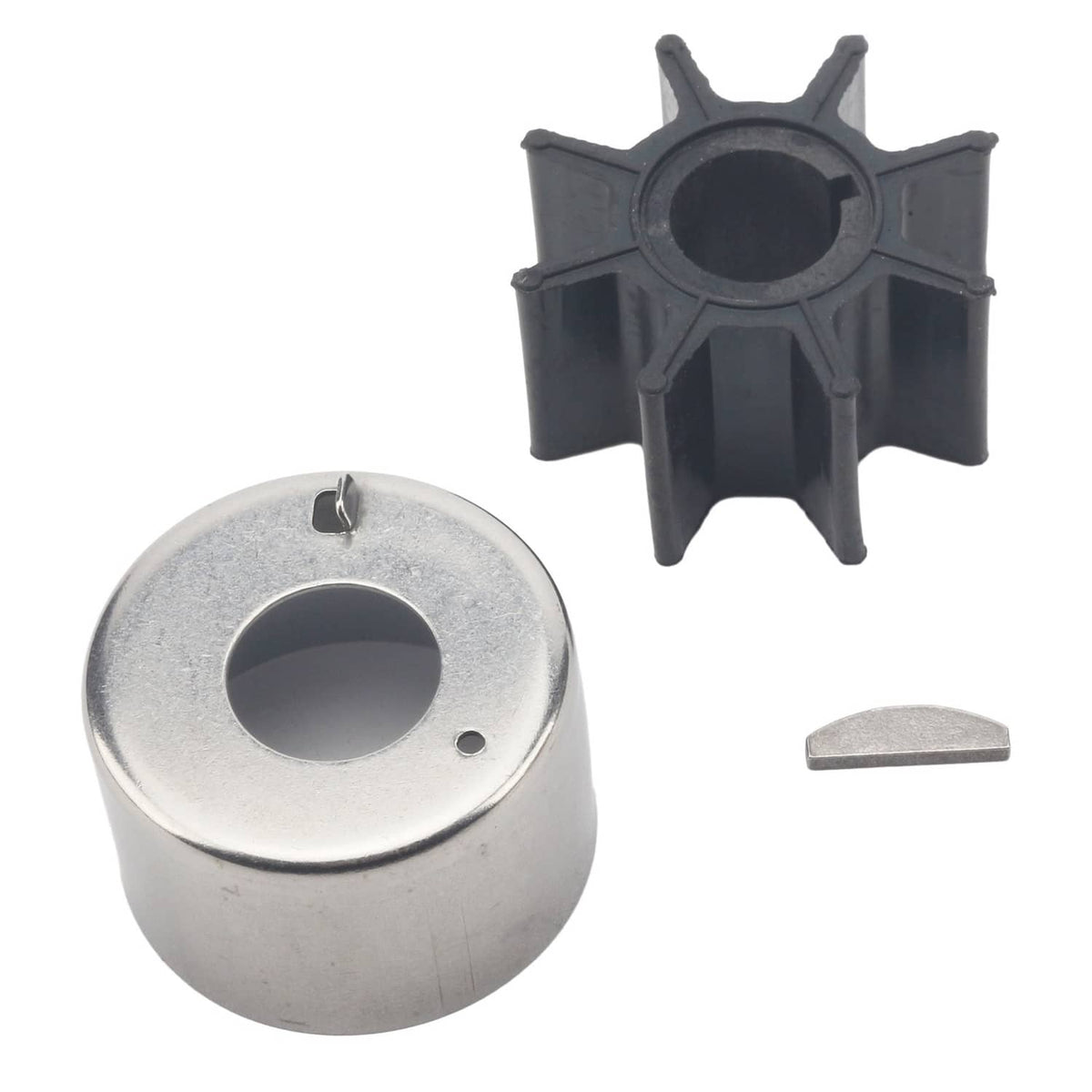 Solid Spare Water Pump Impeller Kit for Mercury Outboard 9.9 10 15 20 HP 4 Str 98-8M0135821