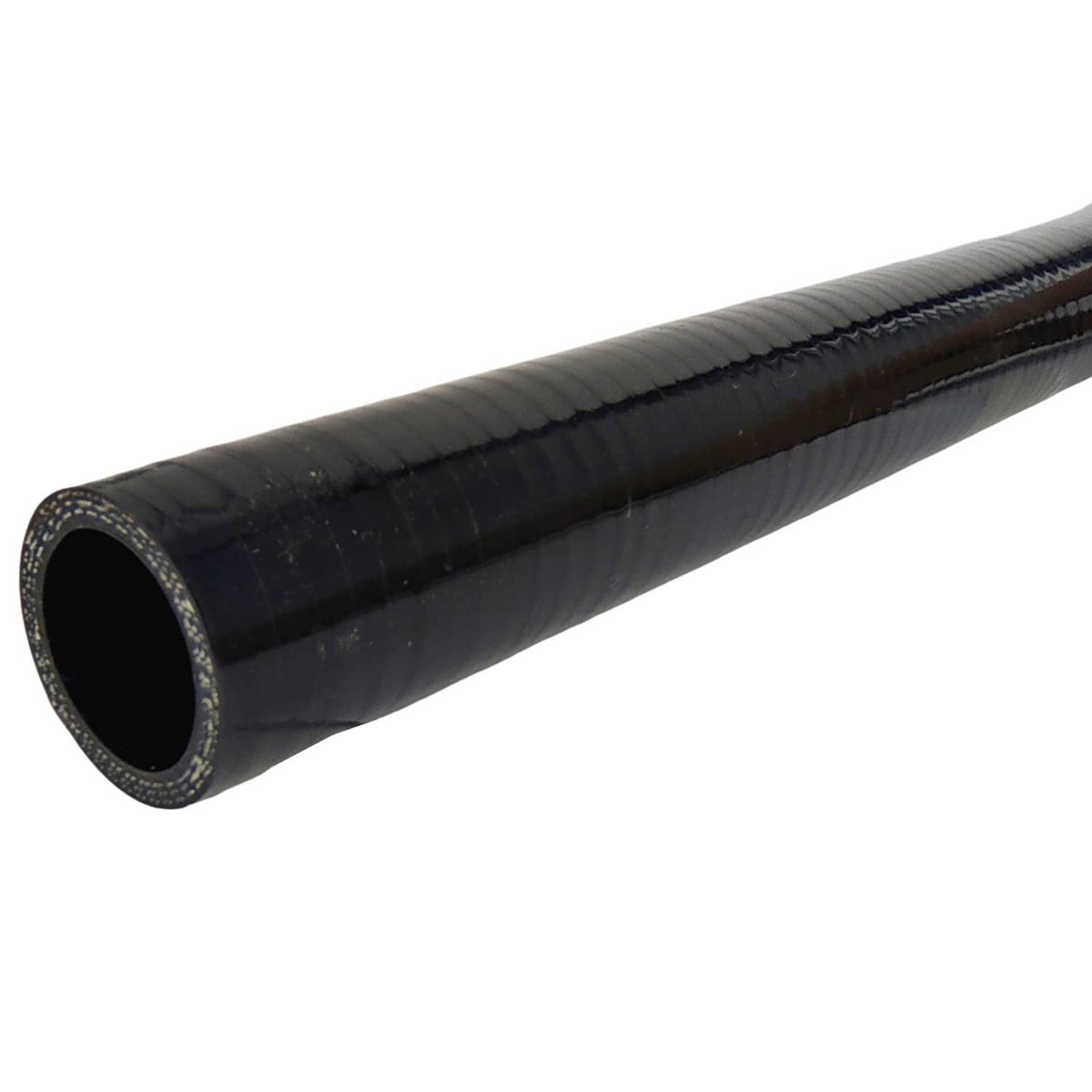 Solid Spare ID 1-1/8" x 3.3 FT Length 3-Ply Silicone Radiator Coolant Hose for Truck Bus