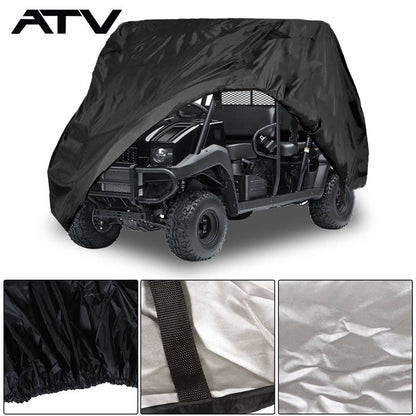 Solidspare Vehicle Storage Cover Waterproof For Kawasaki Mule 4000 4010 Trans SE Black