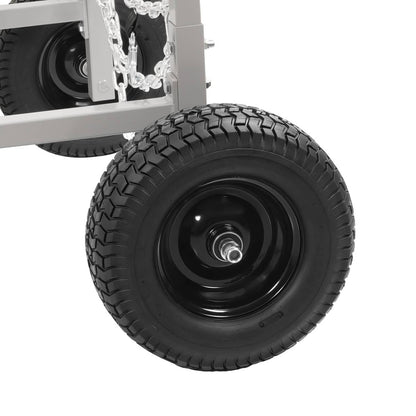 Solidspare Heavy-Duty Steel Log Skidder Arch Holder Set Logs Trailer Strong Load-bearing