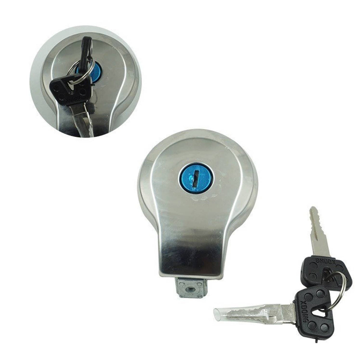 Solidspare Ignition switch Fuel Gas Cap For Yamaha Virago 250 535 XV250 XV535