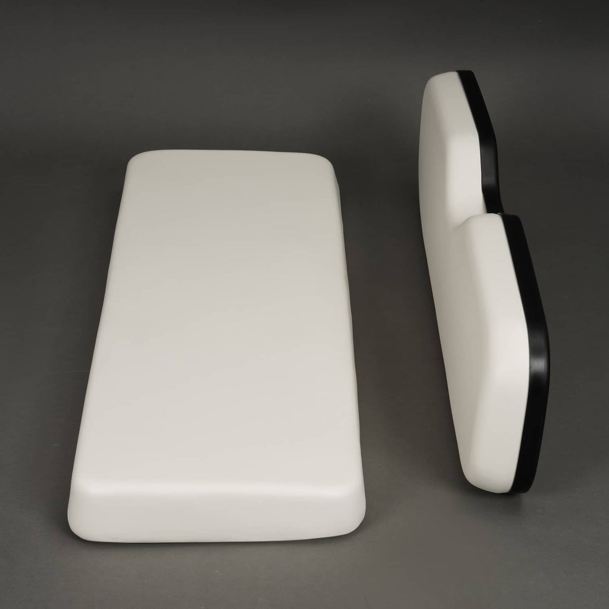 Solidspare White Seat Bottom Backrest Cushion Golf Cart For EZGO RXV,TXT,ST,ST Sport,Valor