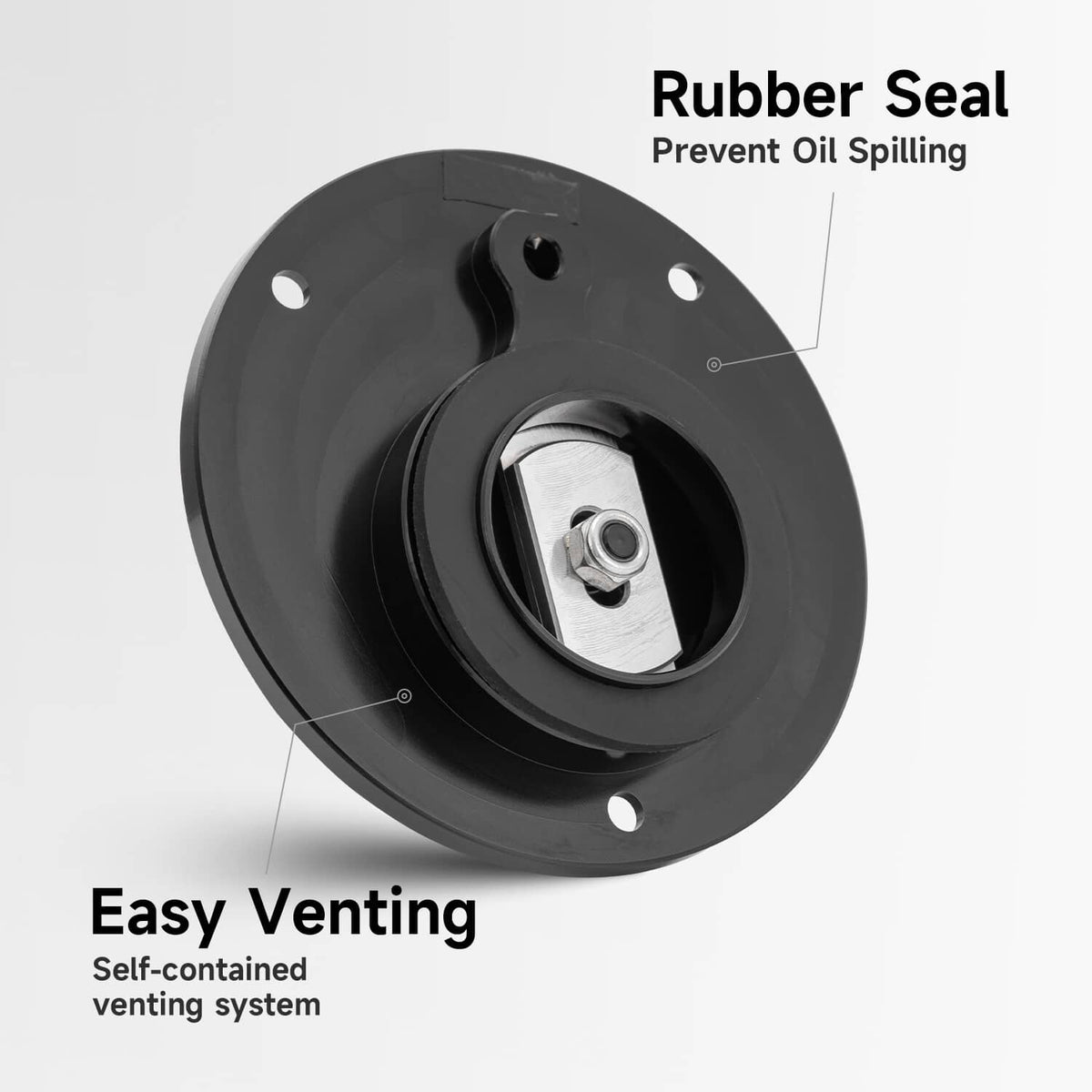 Solidspare For YAMAHA YZF600 YZF1000 FZ1 FZ6 R1 R6 YSR50 FZR750 Fuel Gas Tank Cap Black