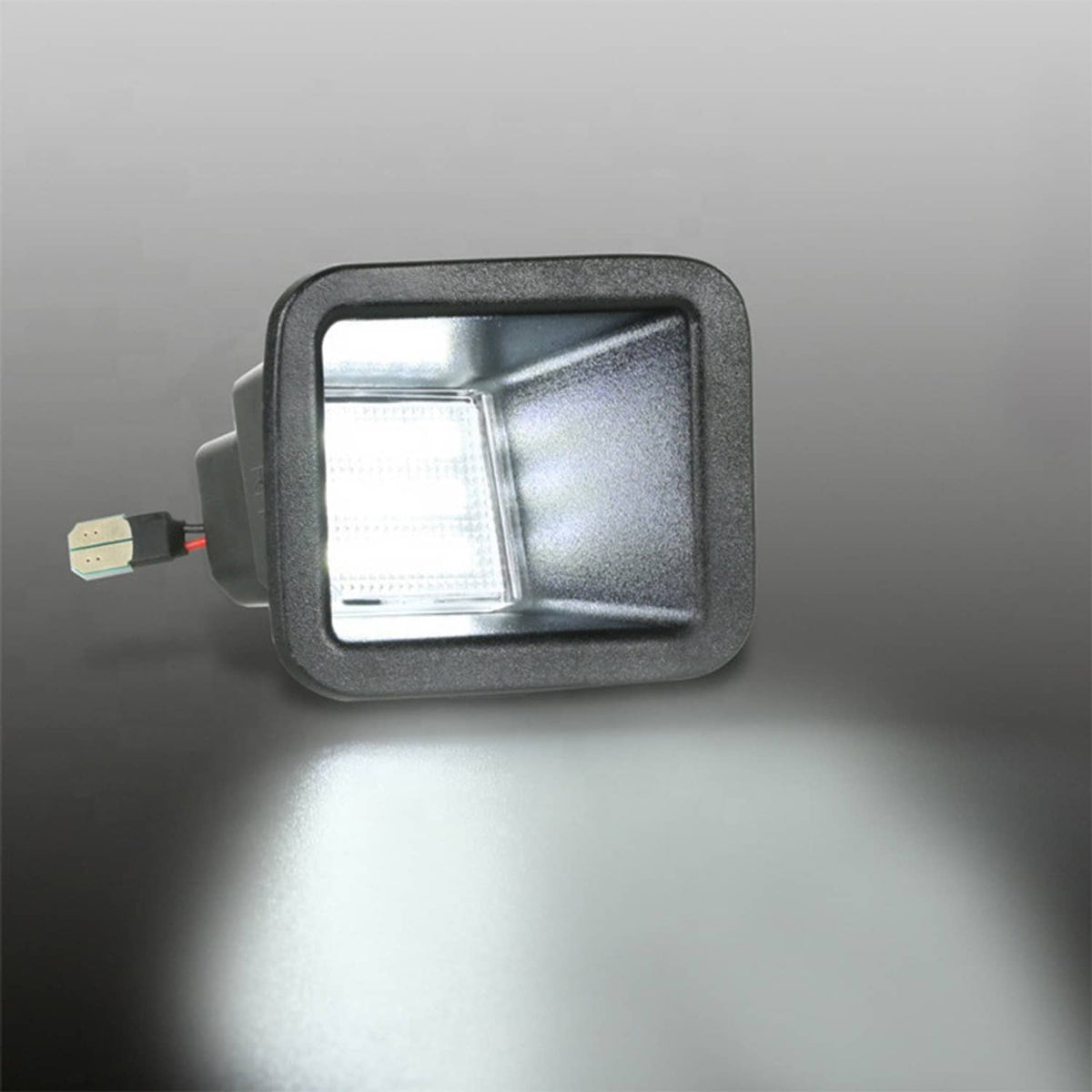 Solid Spare LED White LED License Plate Light For Ford F250 2017-2022 F350 F450 Super Duty