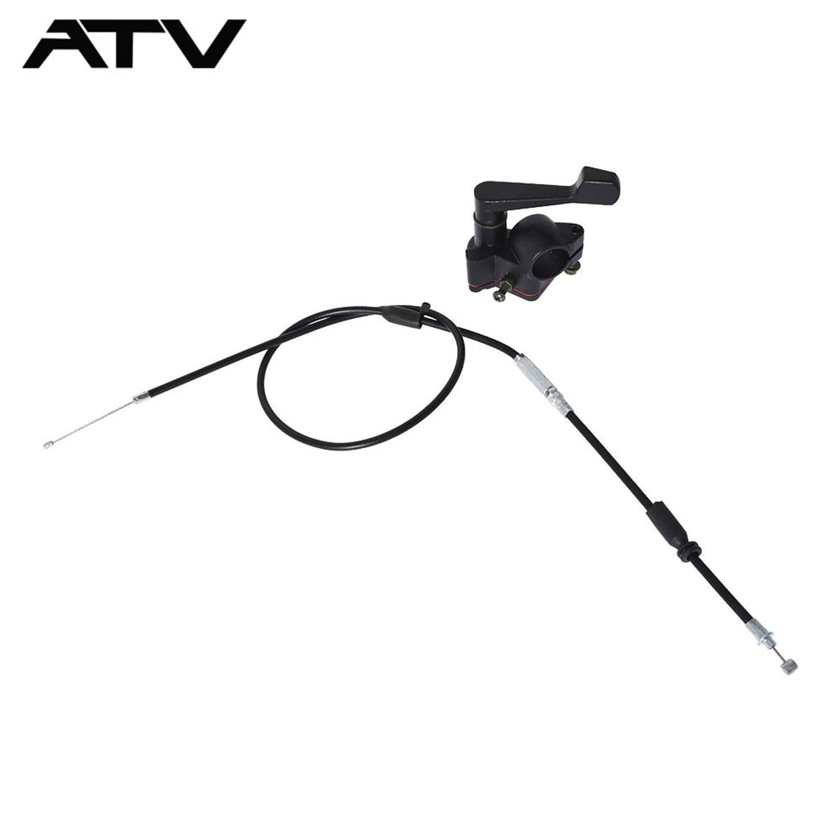 Solidspare Motorcycle Thumb Throttle Accelerator Holder Cable For 4 Stroke Quard ATV Bike