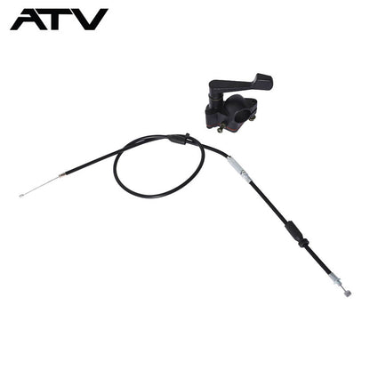 Solidspare Motorcycle Thumb Throttle Accelerator Holder Cable For 4 Stroke Quard ATV Bike