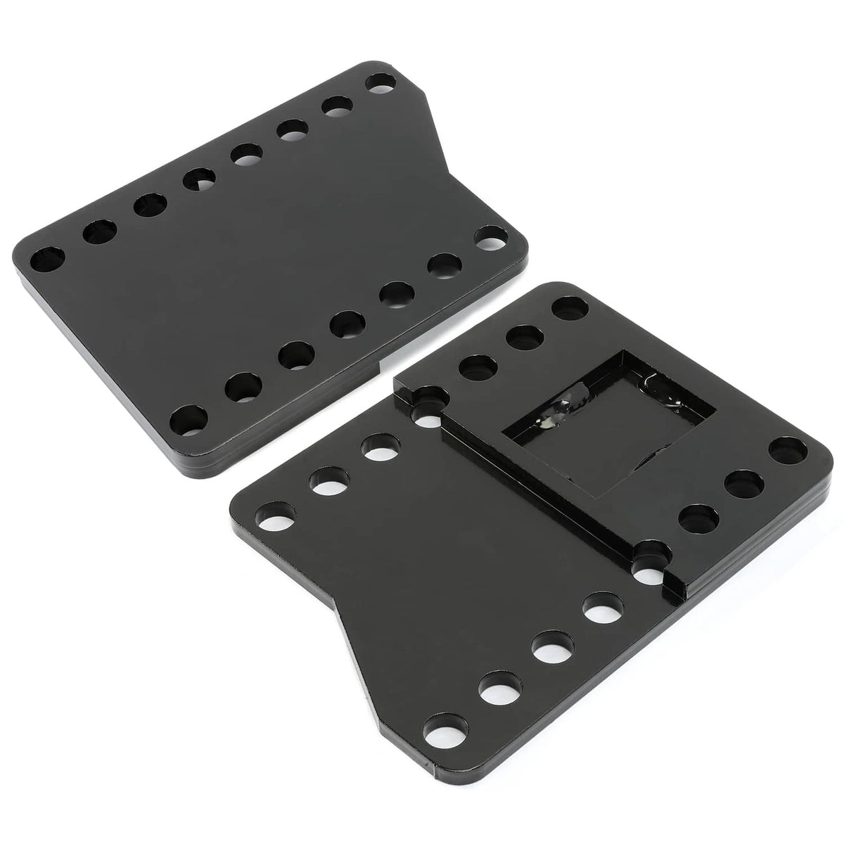 Solidspare Universal Black Steel Snowplow part Mount Drop Brackets Lift Extension Kit