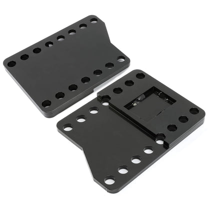 Solidspare Universal Black Steel Snowplow part Mount Drop Brackets Lift Extension Kit