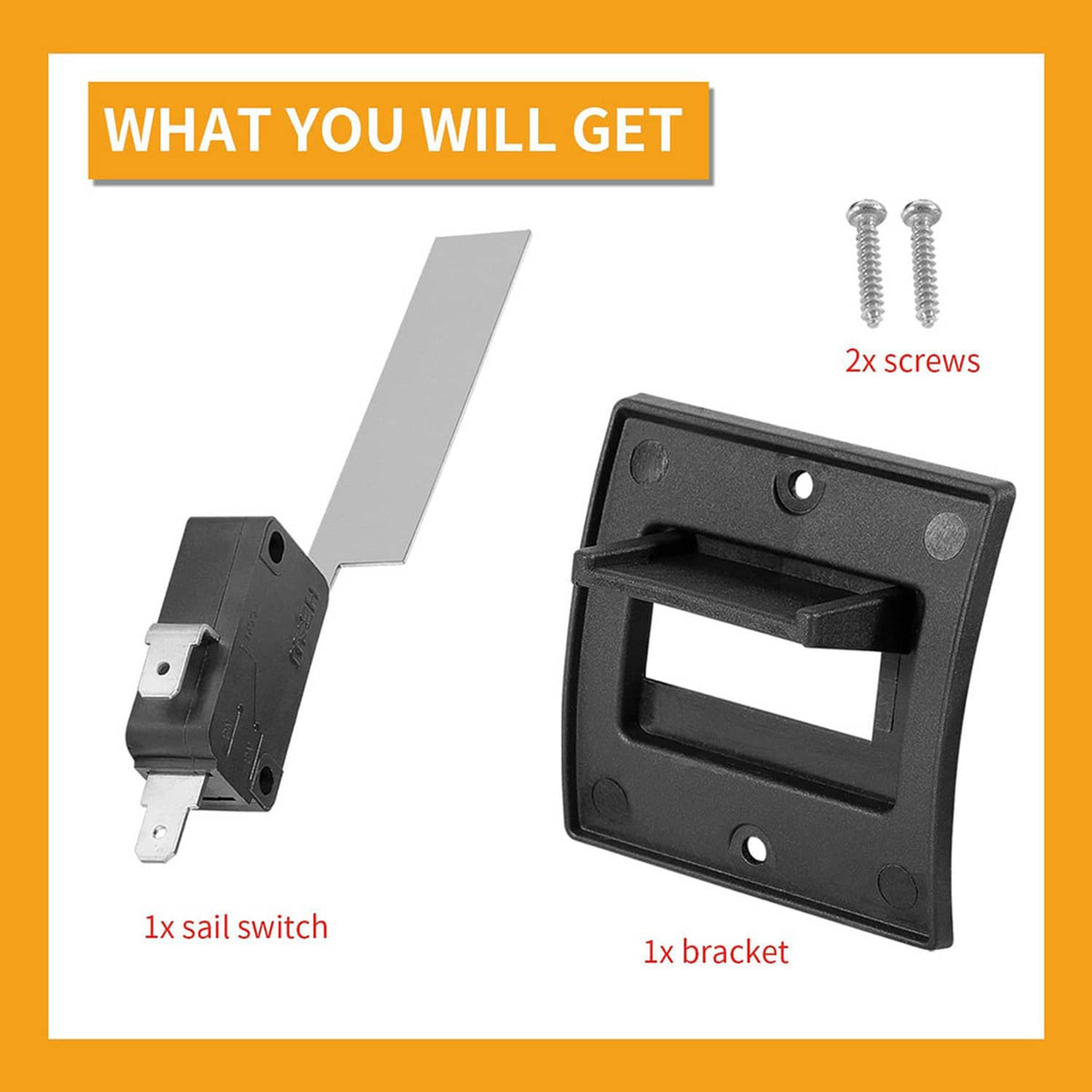 Solid Spare Sail Switch with Bracket Upgrade Kit for RV Furnace Replace Dometic Atwood 33082