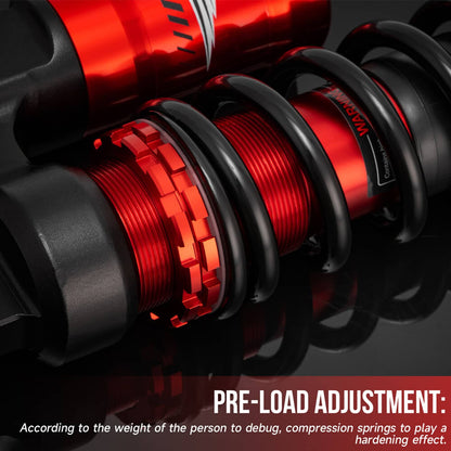 Solidspare 420MM UPGRADED REAR AIR SHOCKS ABSORBER SET FOR POLARIS RZR 170 2009-2021 NEW