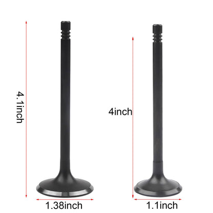Solidspare Intake Exhaust Valves For 2007-2017 Chevrolet GM Buick Saturn 2.0L 2.4L Engine