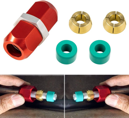 Solidspare 800-643 5/16'' Aluminum Line Splice Repair Kit 5PCS Works for A/C, coolant Etc