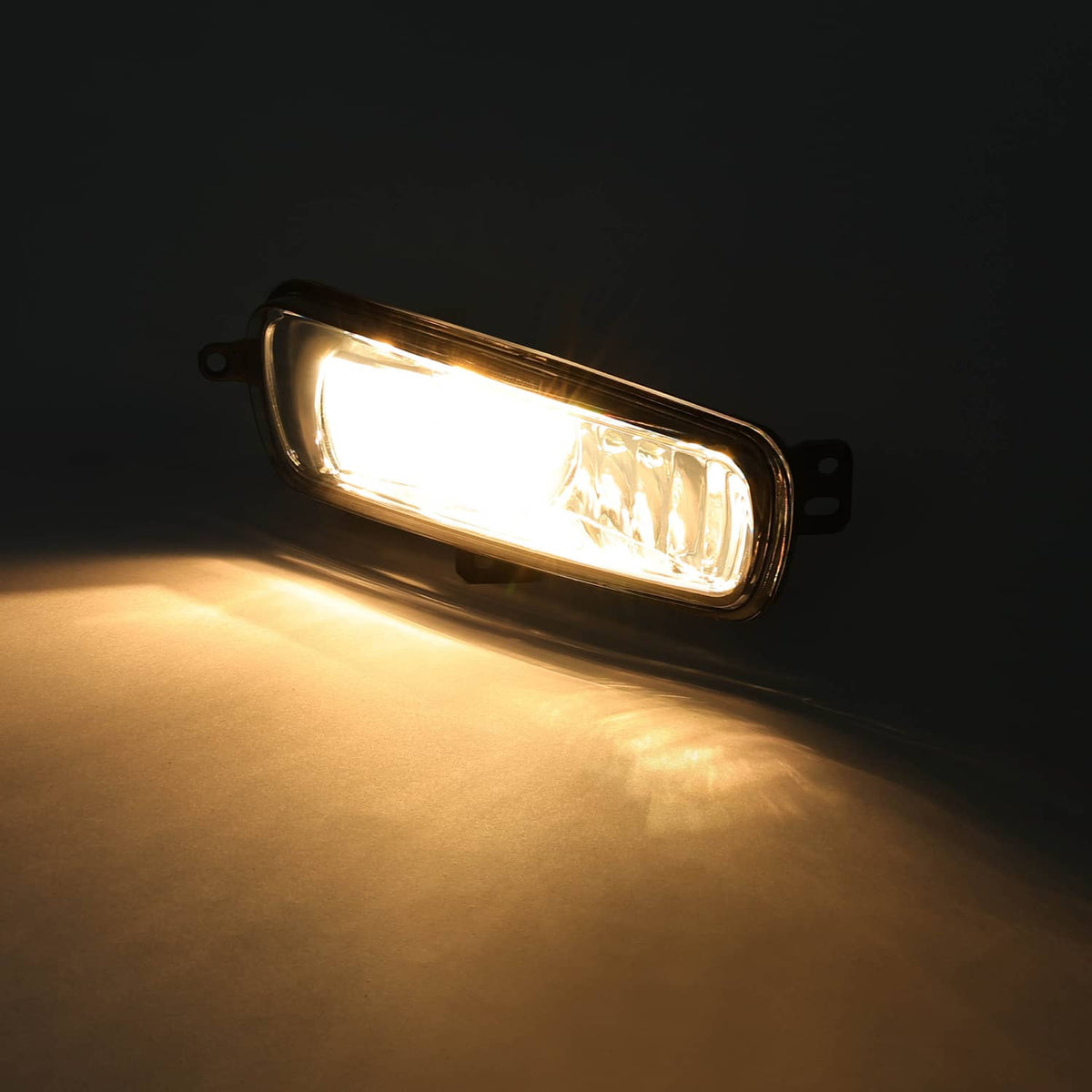 Solid Spare Pair For Ford Transit 2020-2026/Focus 2015-18 LH&RH Fog Lights W/Bulb Clear Lens