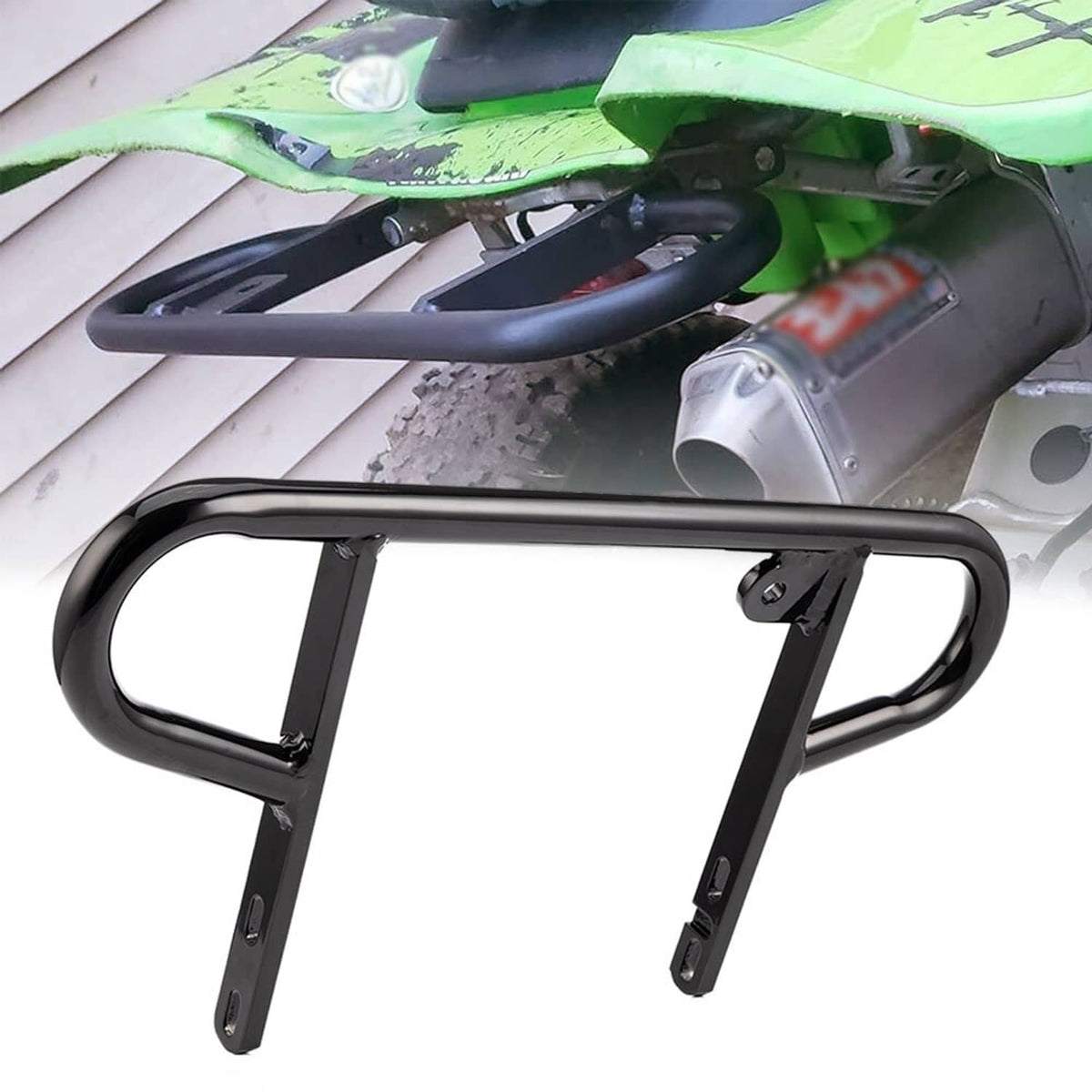Solidspare Rear Wide Bumper Grab Bar For Kawasaki KFX400 Suzuki LTZ400 Arctic Cat DVX400