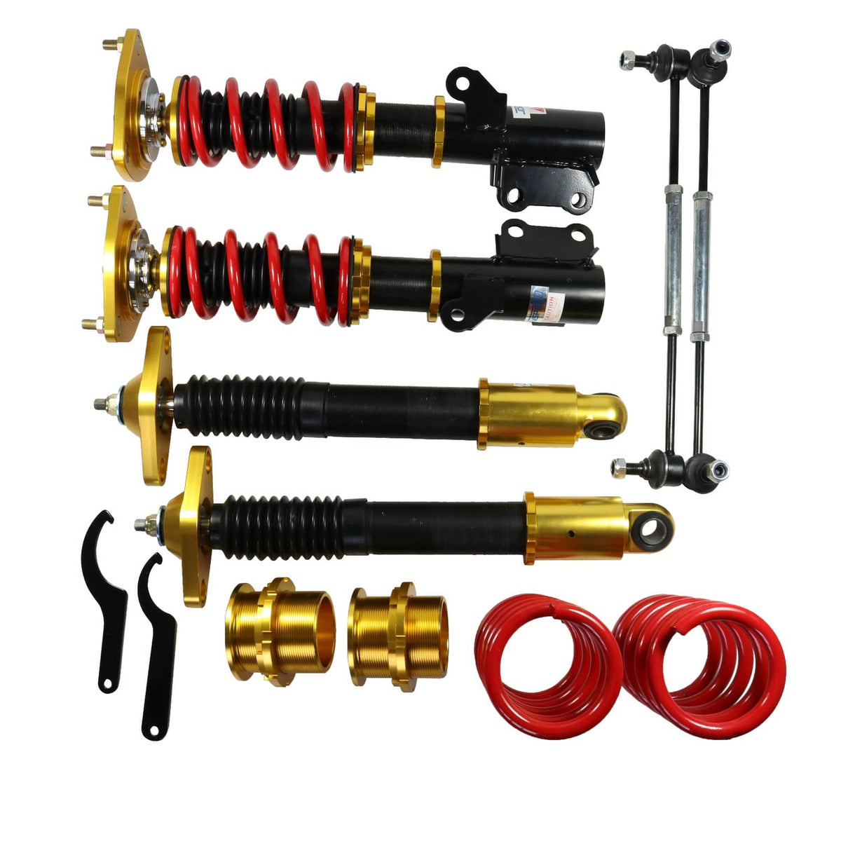 Solidspare Coilovers Kit for Hyundai Genesis Coupe 2-Door 10-16 Shock & Struts Adj. Height