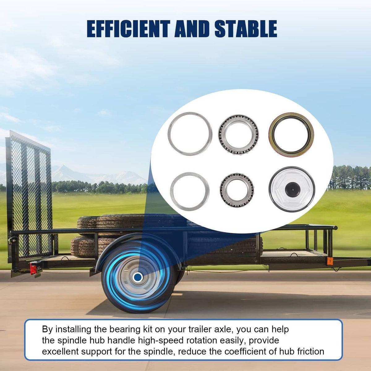 Solidspare Trailer Bearing Kit For Dexter 10K GD 10-51 Seal Axle After 2009 9-123 8-415