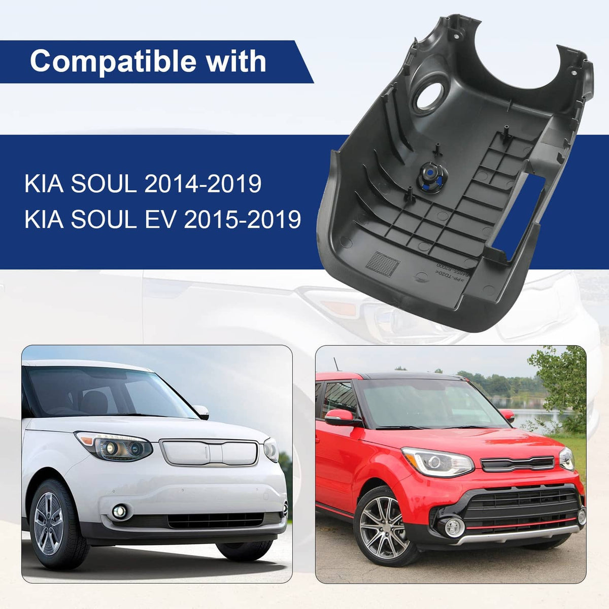 Solidspare For 2014-2019 Kia Soul 84855-B2000EQ w/Key Start Steering Column Lower Cover