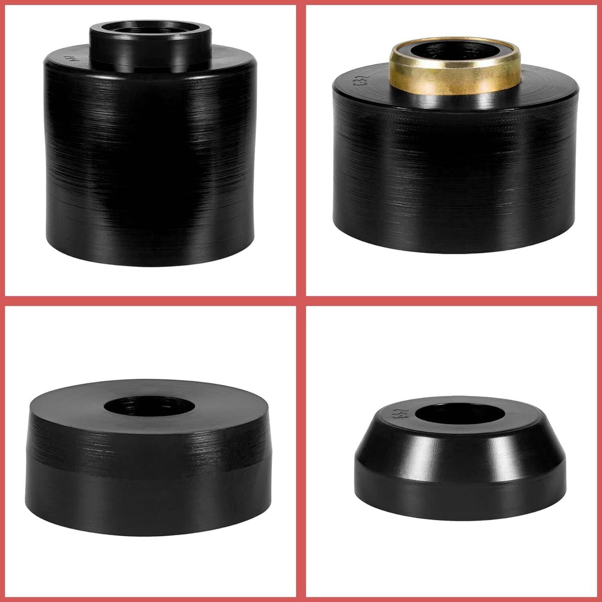 Solid Spare For 1980-1998 Ford F150 F250 F350 2WD 4WD 4.4123R Body Mount Bushing Set Kit