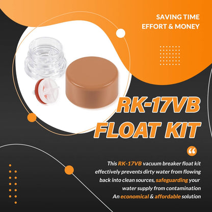 Solidspare RK-17VB Vacuum Breaker Float Kit fit for Woodford Model 17 (4-Pack)