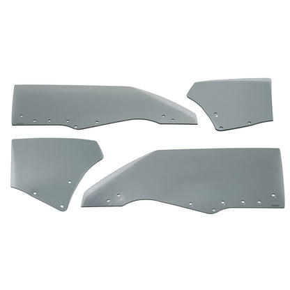 Solid Spare Fit Chevy Chevelle Malibu 2Door 1970-72 Quarter Side Door Window Glass Dark 4Pcs