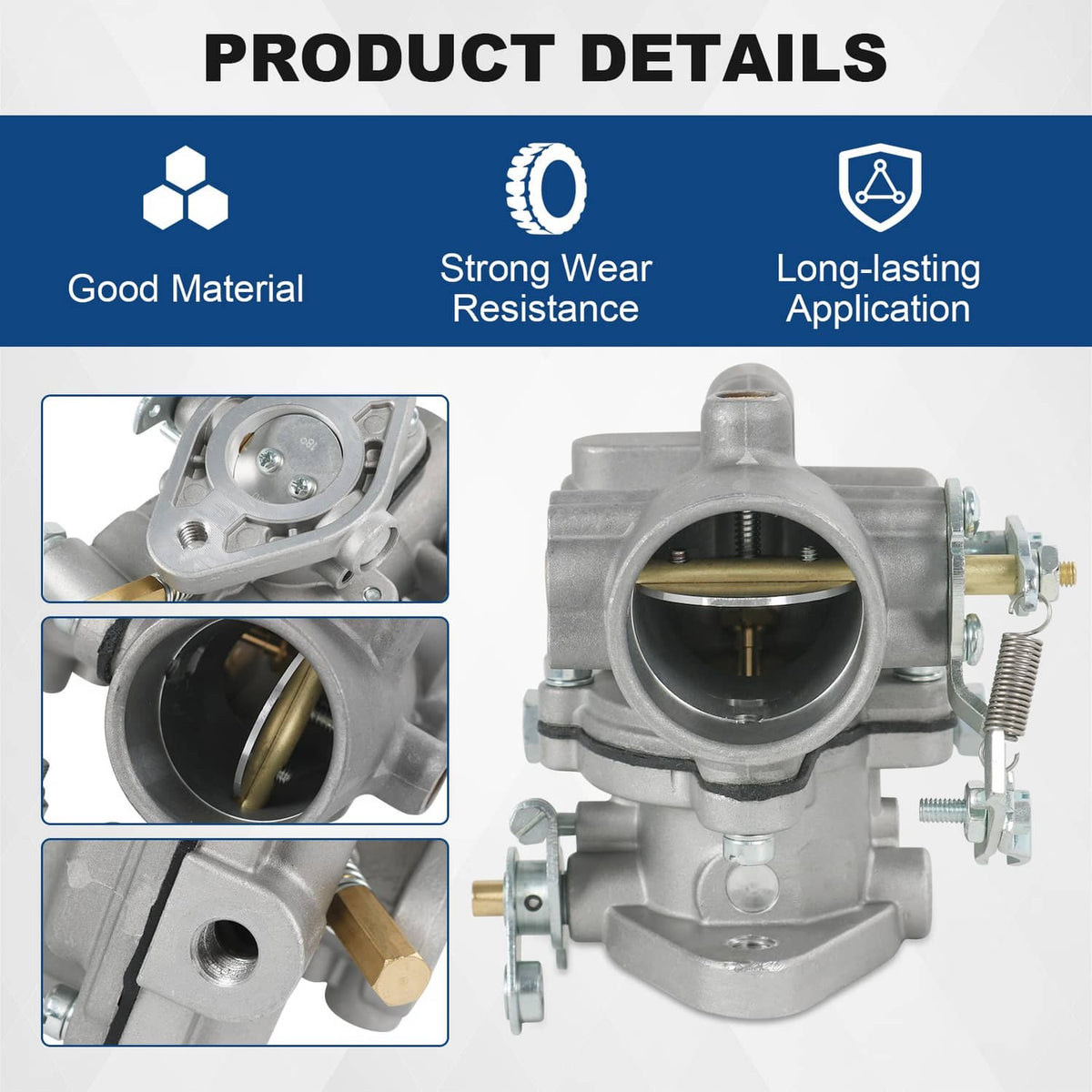 Solidspare NEW Carburetor For Zenith 13805 For Ford 1.6L Clark Bobcat Skid Steer 6598372