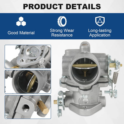 Solidspare NEW Carburetor For Zenith 13805 For Ford 1.6L Clark Bobcat Skid Steer 6598372