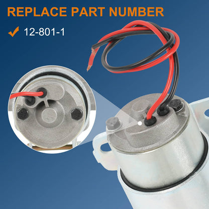 Solidspare 7 PSI Universal High Flow Electric Fuel Pump 97 GPH For Holley Demon Carburetor