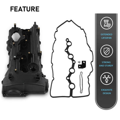 Solidspare Engine Valve Cover for Hyundai 2013-16 Santa Fe Sport Kia 11-16 Optima 2.0L/2.4L