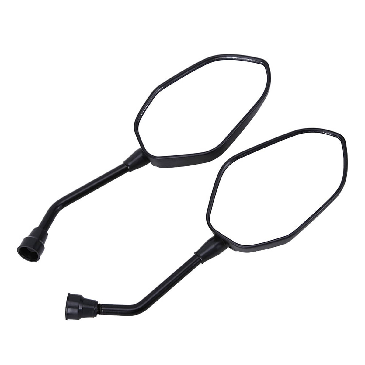 Solidspare ATV Universal Rear View Side Mirrors Handle Bar Mount For Polaris Yamaha Honda