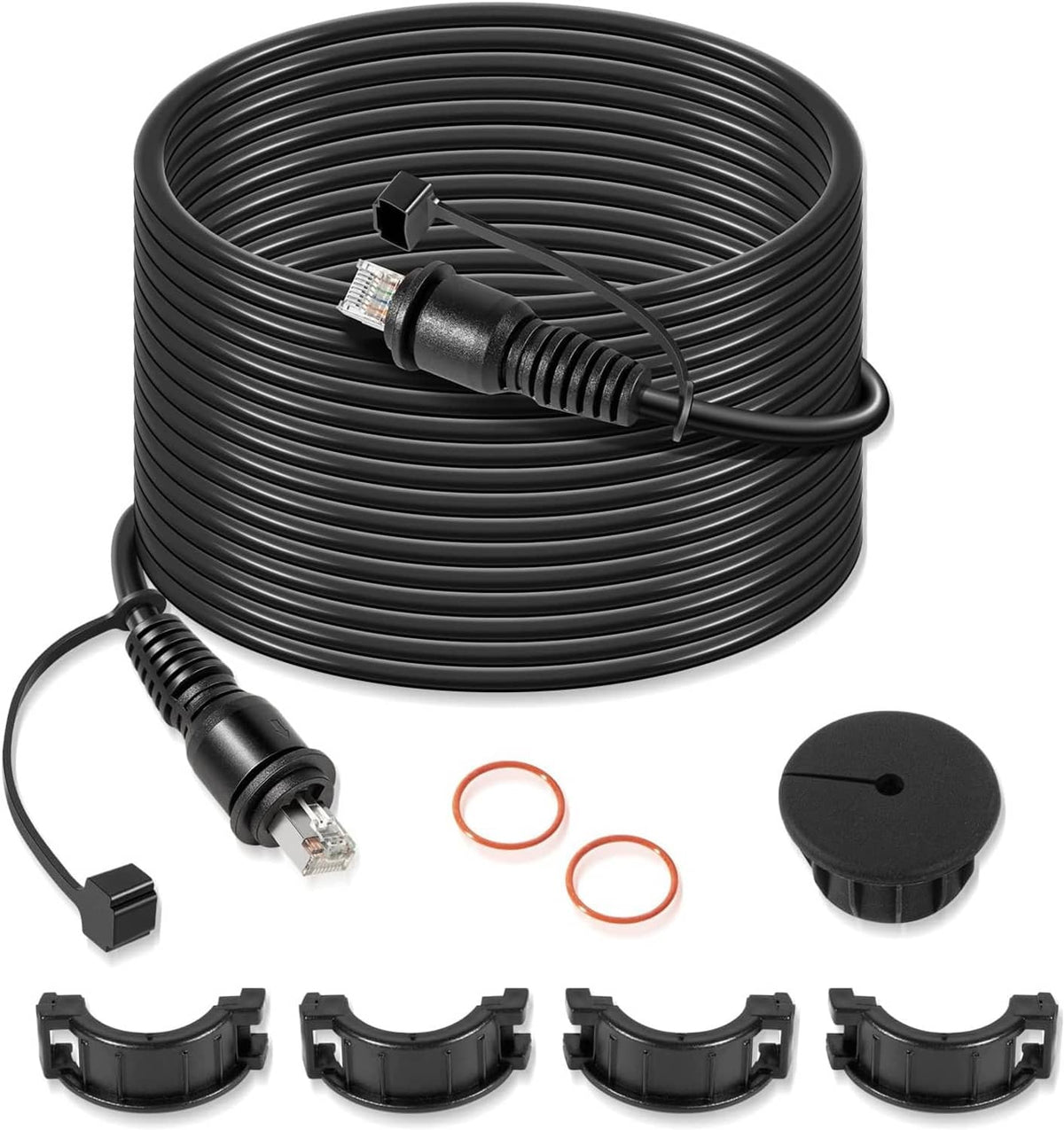 Solidspare 30FT Marine Network Cable RJ45 Cord Replace for Garmin 010-10550-00 for Garmin