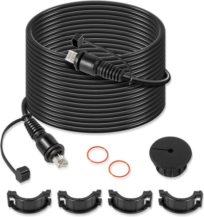 Solidspare 30FT Marine Network Cable RJ45 Cord Replace for Garmin 010-10550-00 for Garmin