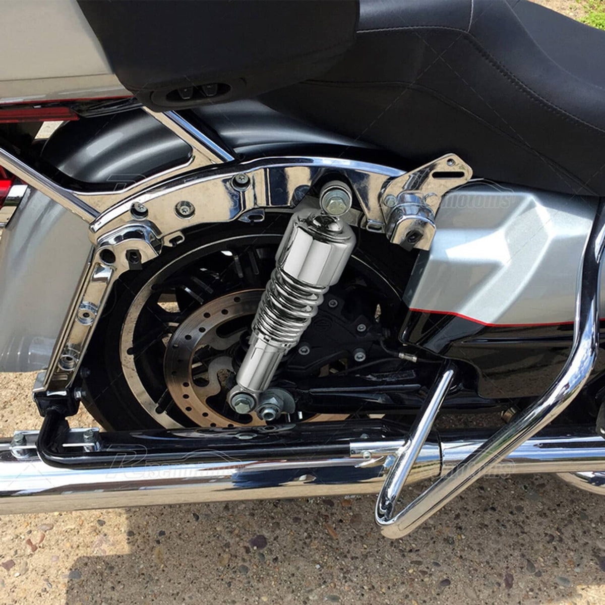 Solidspare For Harley Street V-Rod Night Rod VRSCD 267mm 10.5" Rear Shocks Absorber Pair