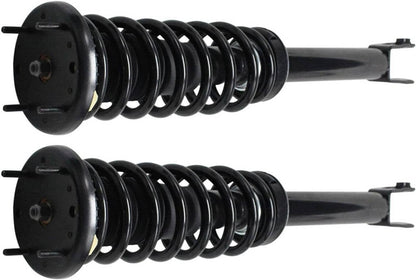 Solidspare 2x Front Shock Struts Assembly w/Electric For 2010-2019 Jaguar XJ XJR X351 RWD
