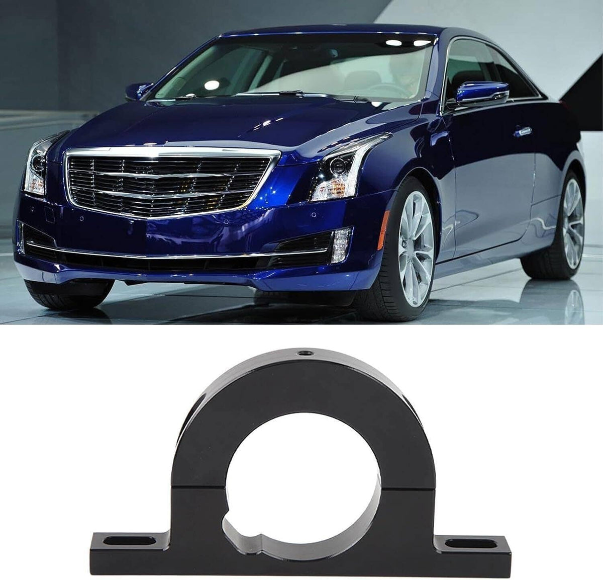 Solidspare Universal Billet Steering Column Keyed No Drop Mount - 2" Column For GM Ford