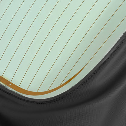 Solid Spare Fit Toyota Solara 2004-2009 08 Convertible Top & Glass Window BLACK TWILL VINYL