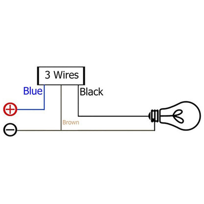 Solidspare 7/8" Motorcycle Handlebar Mount ON-OFF Switch 12V For Headlight Fog Light Lamp