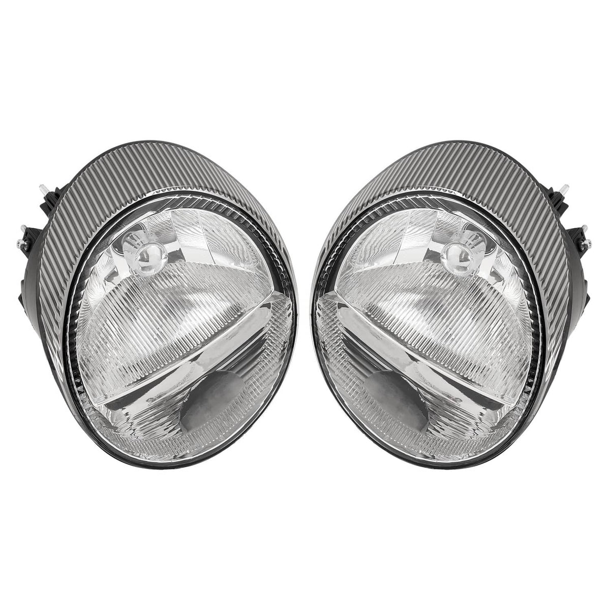 Solid Spare Driver and Passenger Side Headlights For Ford Thunderbird 2002-2005 Halogen