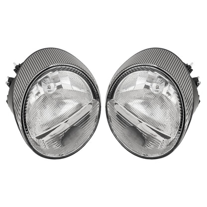 Solid Spare Driver and Passenger Side Headlights For Ford Thunderbird 2002-2005 Halogen