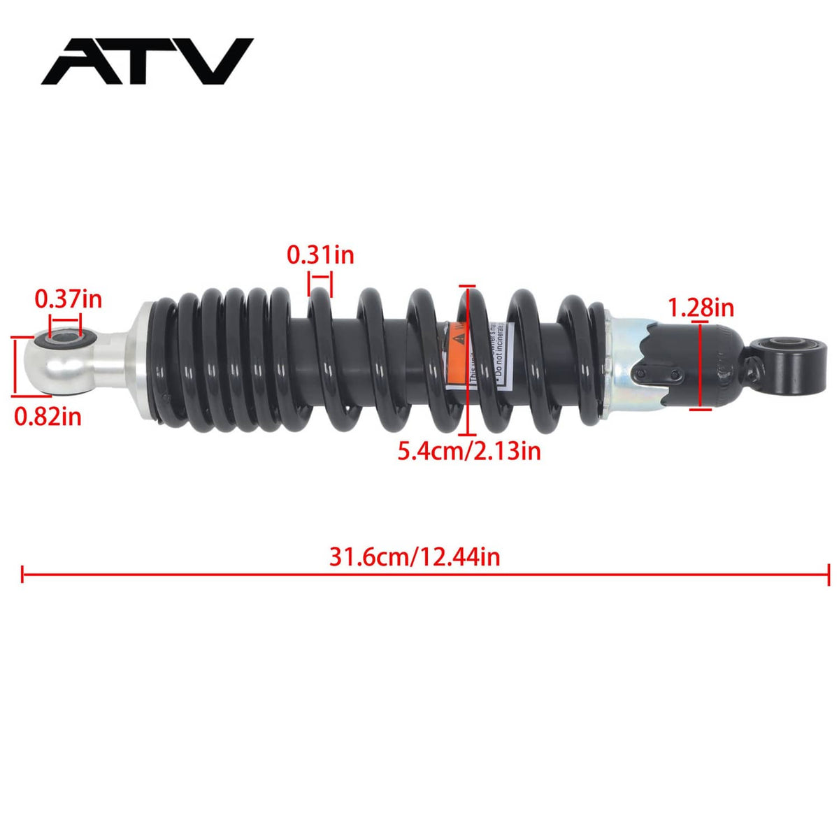 Solidspare For Kawasaki Bayou 220 250 KLF220A Front Coil-Over Shocks 2PCS 450141455 NEW