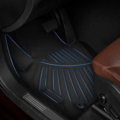 Solidspare Front Floor Mats & Rear Cargo Liner Fit for Mazda CX-90 2024 2025 TPE Rubber