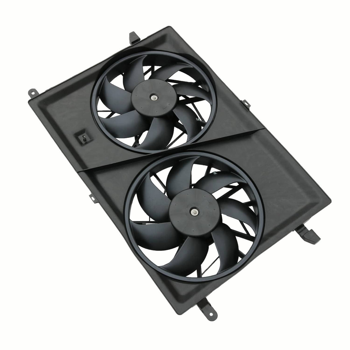 Solidspare Dual Radiator Cooling Fan Fits For 07-2017 GMC Acadia 2009-17 Chevrolet Traverse