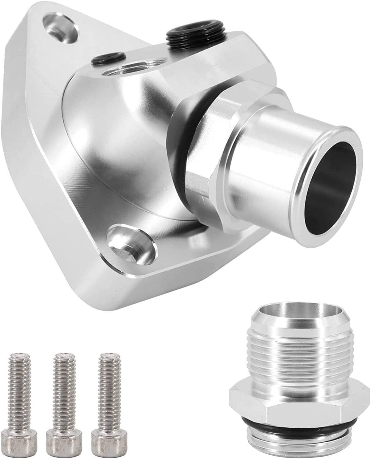Solidspare K-Series For Honda Radiator Hose Swivel Neck Thermostat Housing Aluminum K20 K24