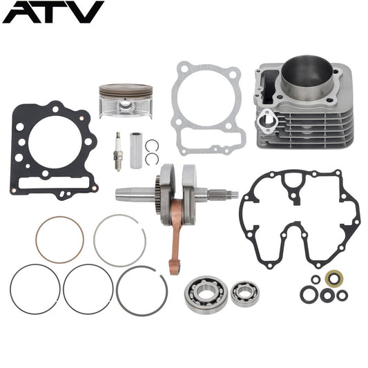 Solidspare For Honda TRX400EX 440CC 89mm Cylinder Block Kit Crankshaft Piston Gasket 99-14