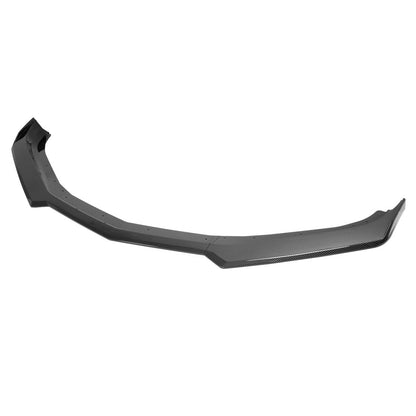 Solid Spare Front Bumper Lip Splitter Carbon Fiber Look For 16-21 Camaro SS / 19-21 LS LT RS
